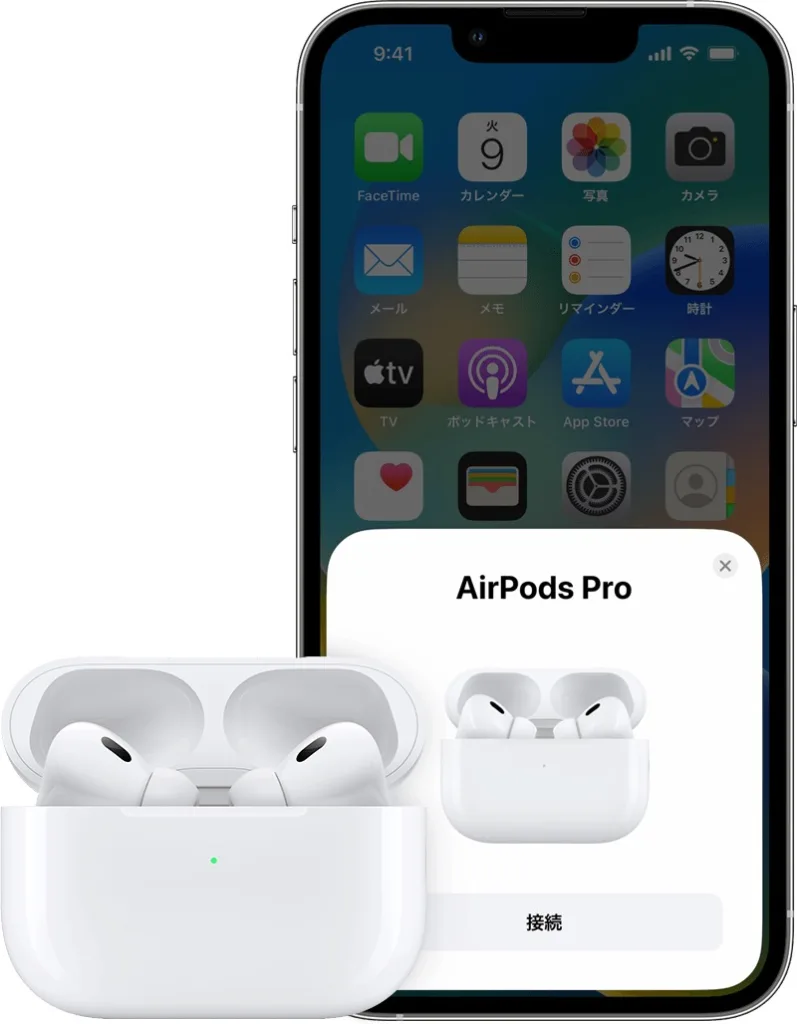 airpodsとのペアリング手順